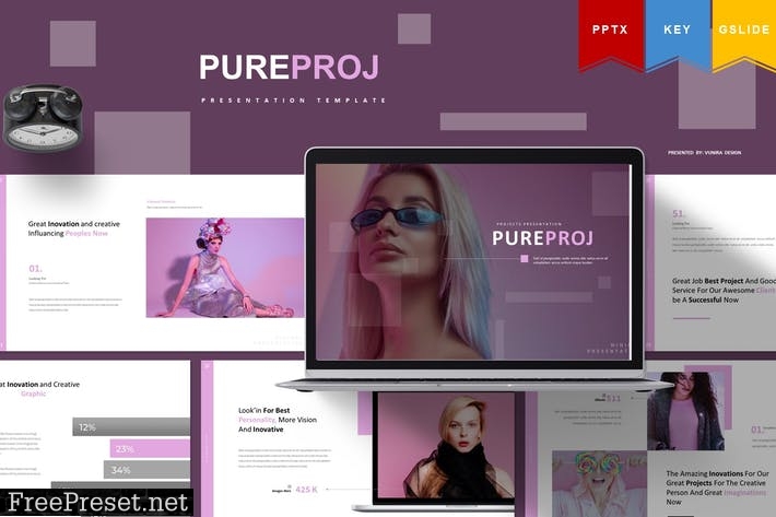 Pureproj | Presentation Template F62LBEK