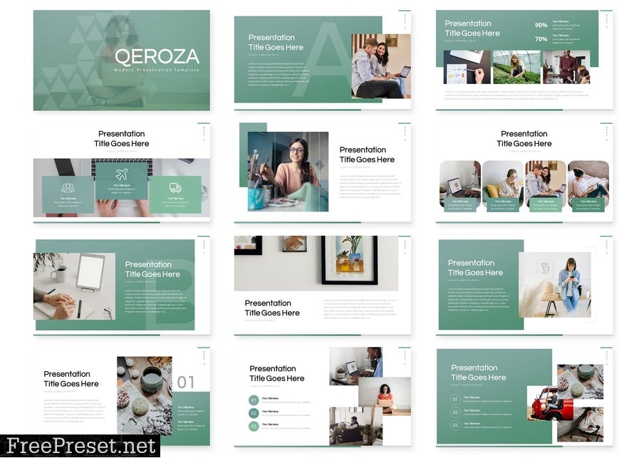 Qeroza - Presentation Template