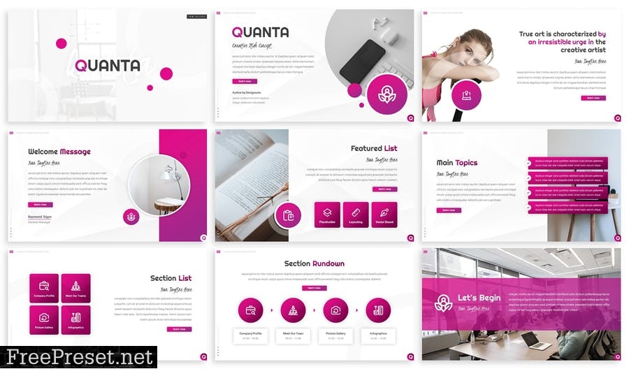 Quanta - Creative Prensentation Template LX6LB82