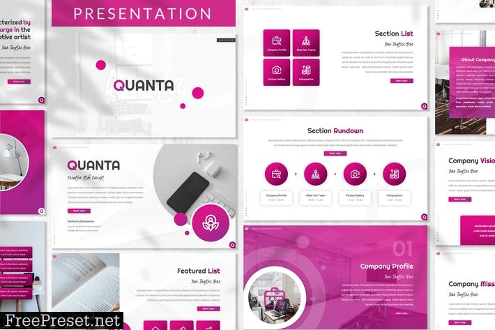 Quanta - Creative Prensentation Template LX6LB82