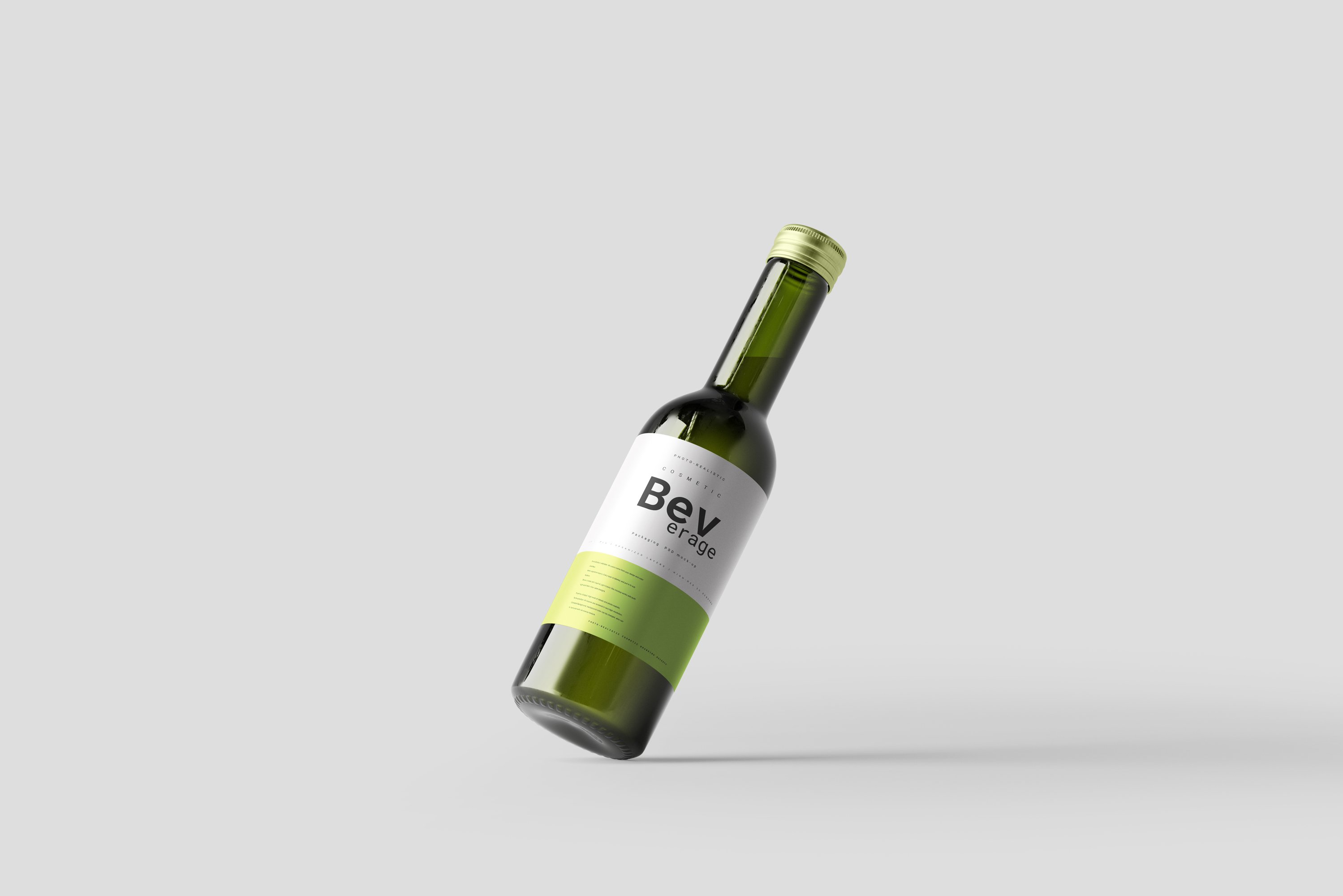 Quarter Mini Bottle Mock-Up 7402720