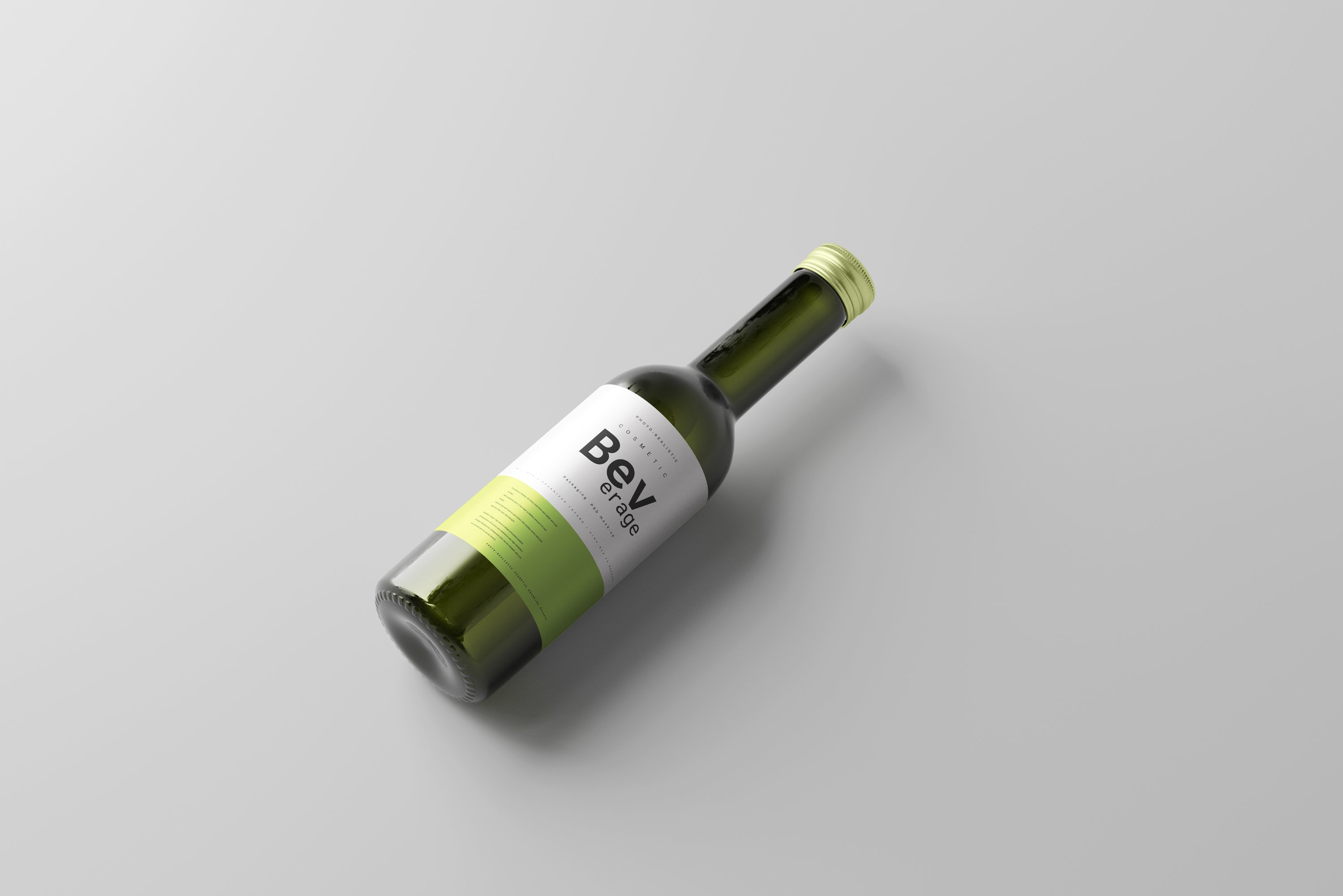 Quarter Mini Bottle Mock-Up 7402720