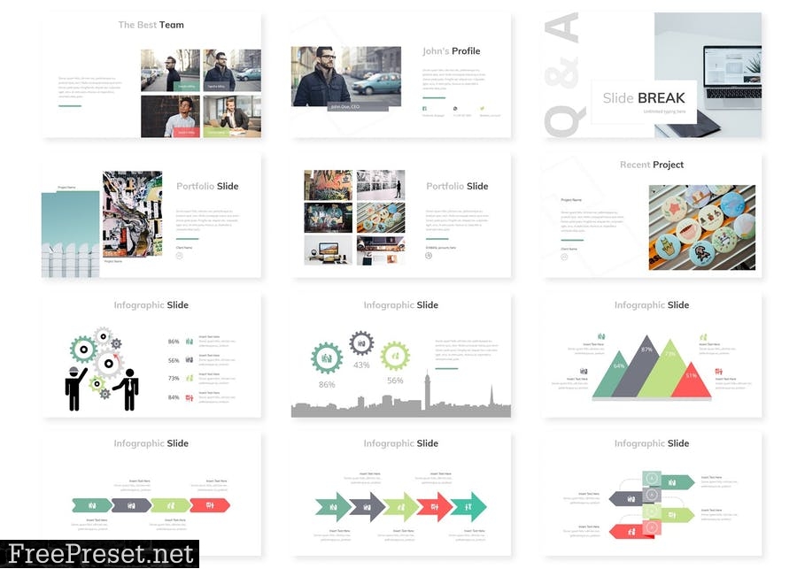 Qubica - Powerpoint Template X3XXRH