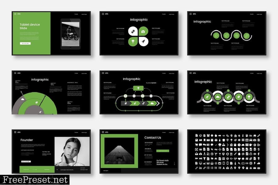 Radmund – Business PowerPoint Template 2Y7J67V