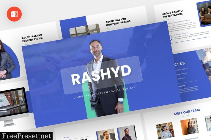 Rashyd - Company Profile Powerpoint Template HFZSSAR