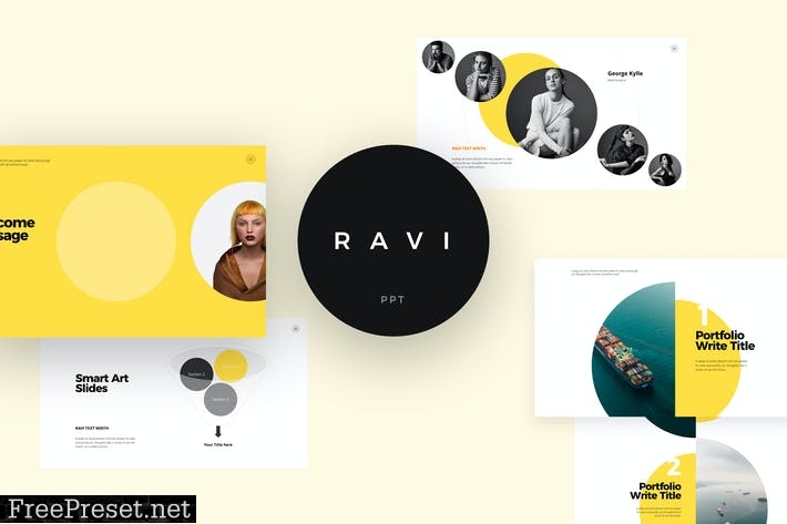 RAVI Powerpoint Template RKYR83