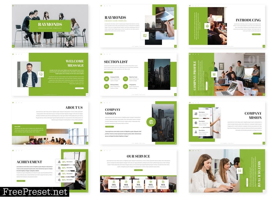 Raymonds - Presentation Template 72EARPZ