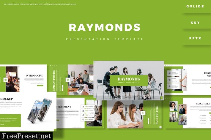 Raymonds - Presentation Template 72EARPZ