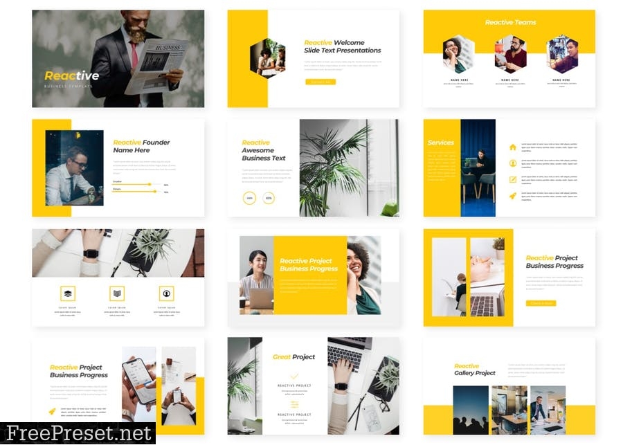 Reactive - Presentation Template