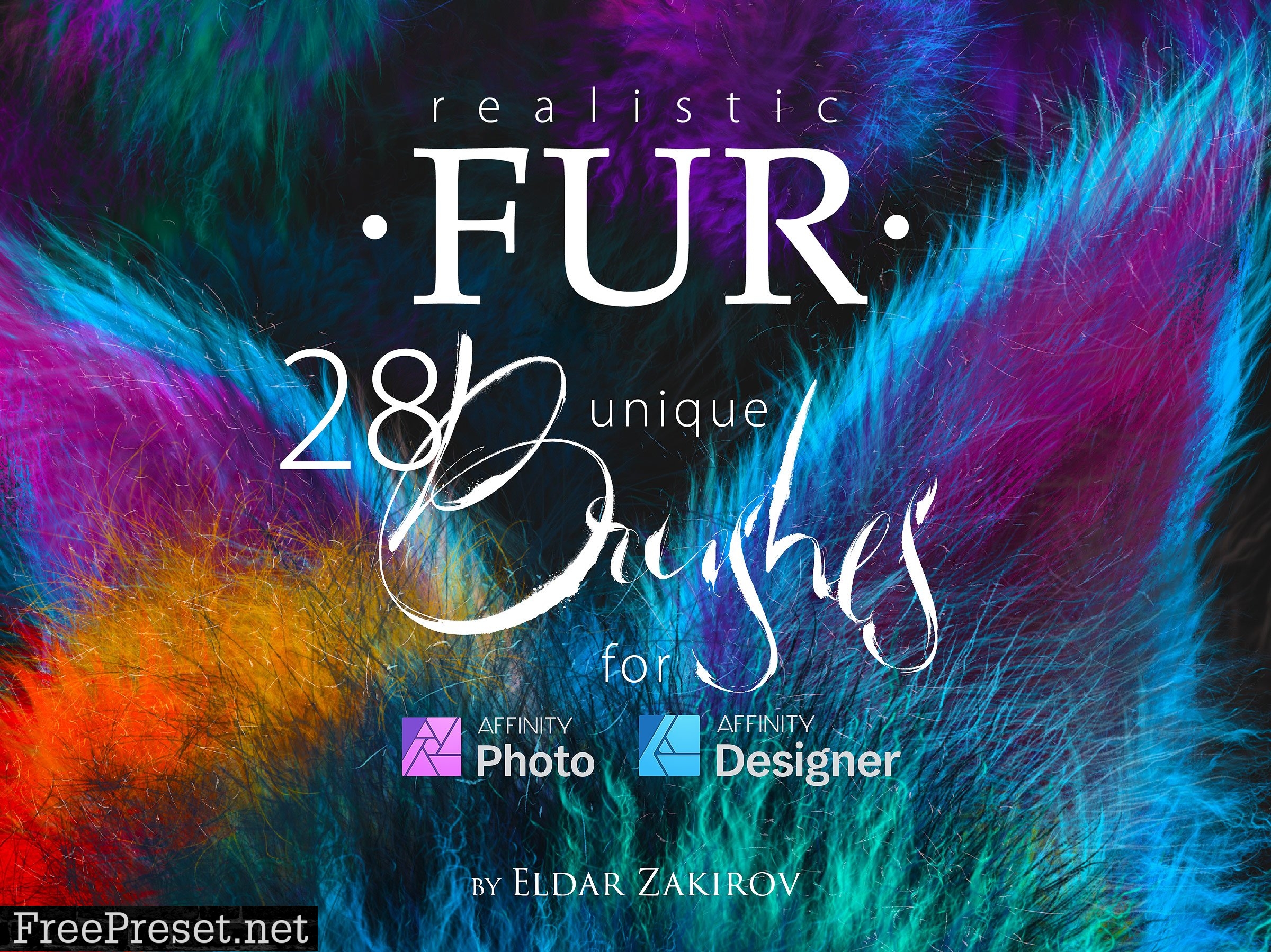 Realistic FUR Brushes for Affinity 4814170