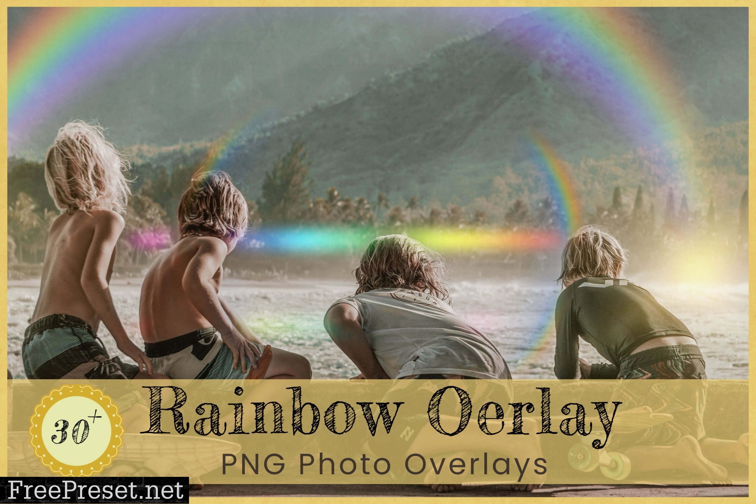 Realistic Rainbow Photoshop Overlay 7151204