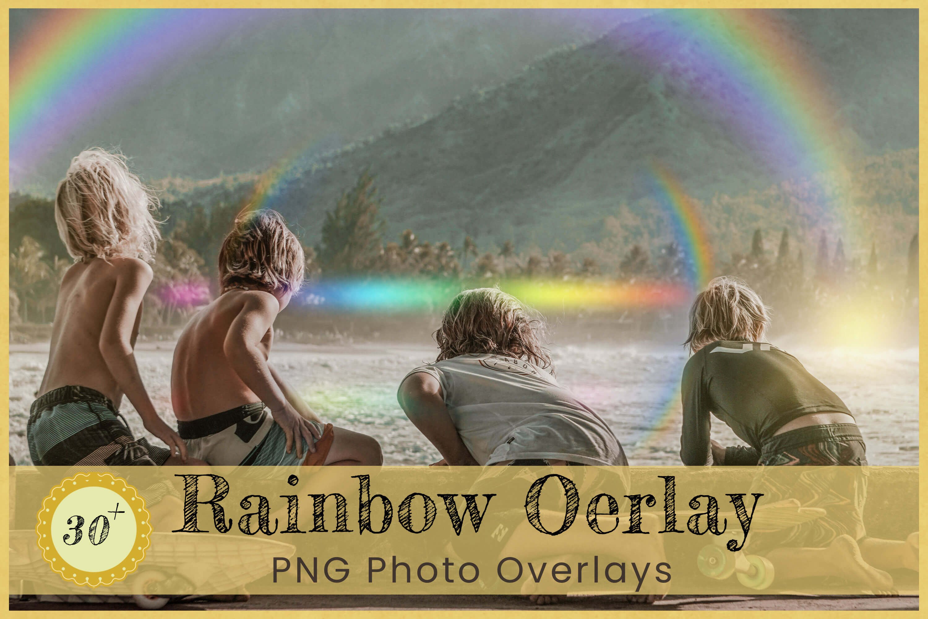 Realistic Rainbow Photoshop Overlay 7151204