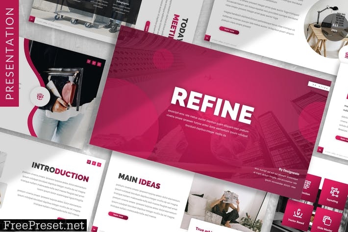 Refine - Business Prensentation Template RJ8KGHV