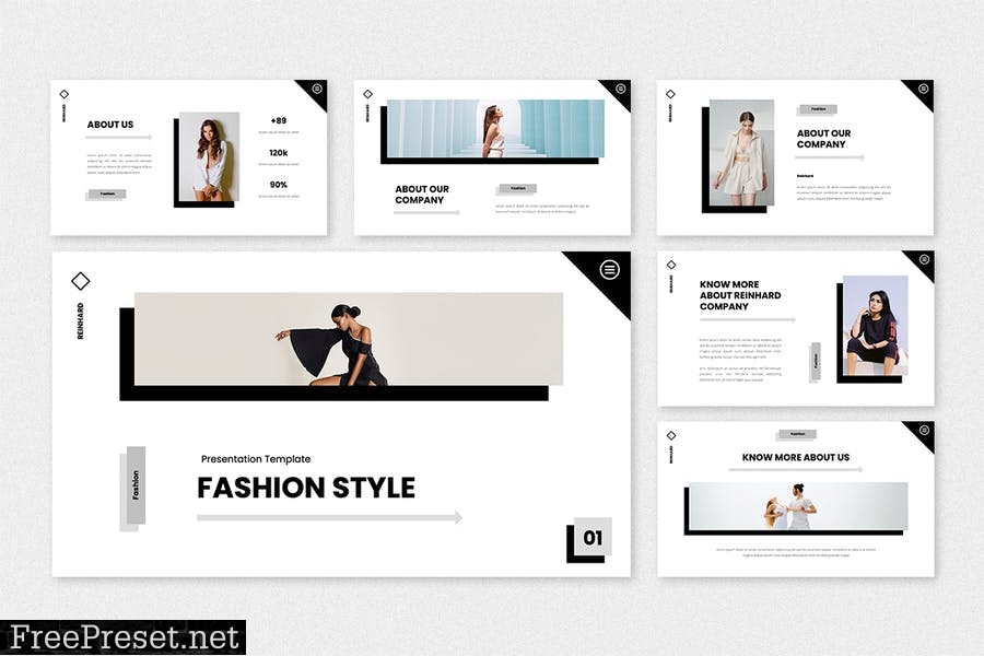 Reinhard - Fashion PowerPoint Template EJ3E598