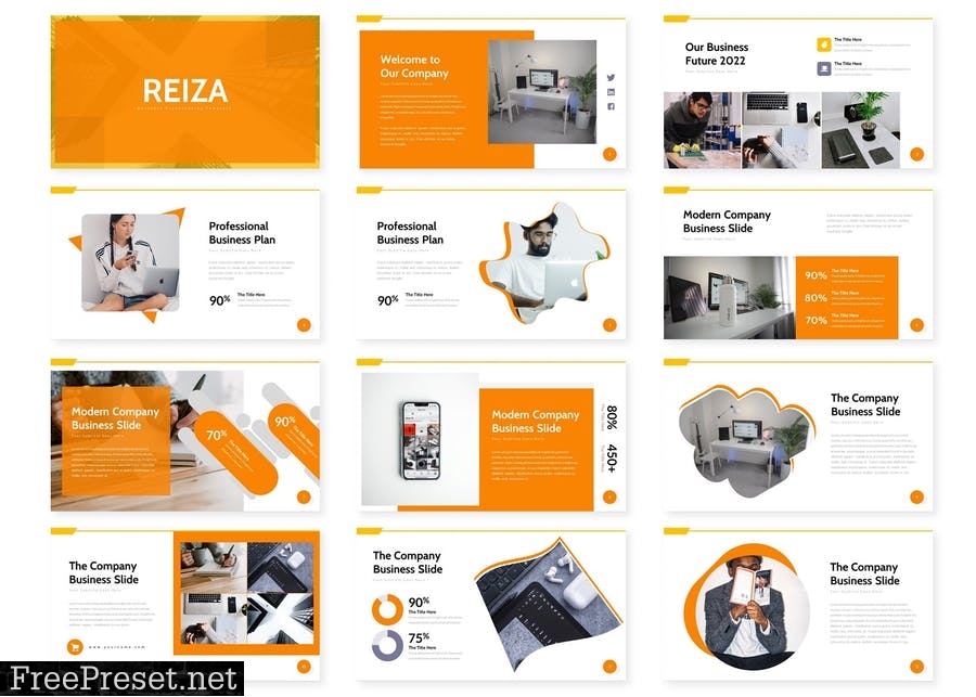 Reiza - Powerpoint Template P3DFV5S