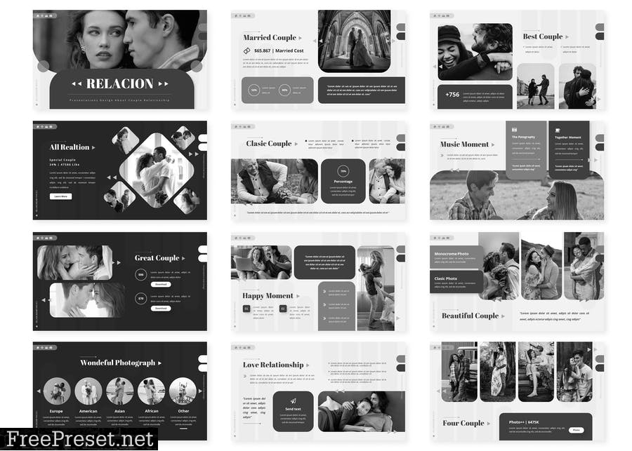 Relacion - Presentation Template 8QBAU6V