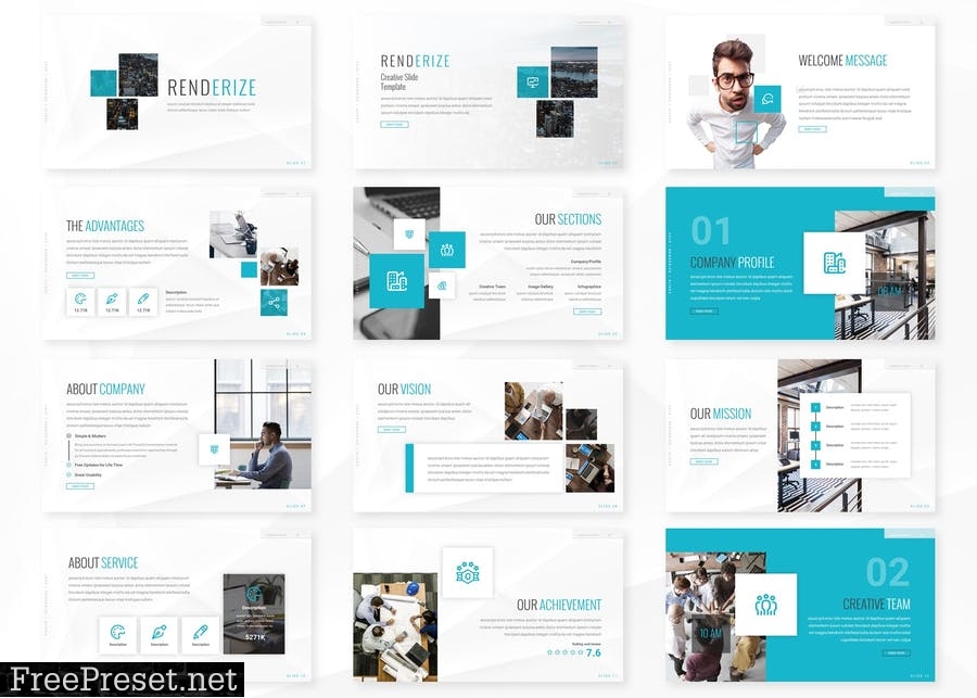 Renderize - Presentation Template MXTWKMK