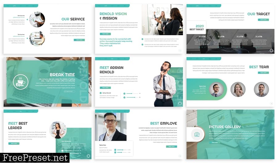 Renold - Business Prensentation Template 9MADEYD