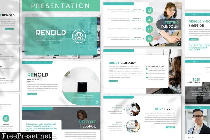 Renold - Business Prensentation Template 9MADEYD