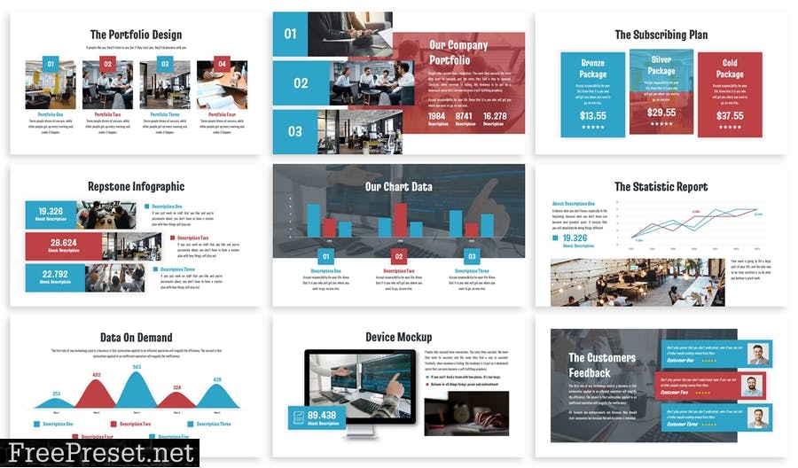 Repstone - Business Template Prensentation TJ8DJLJ