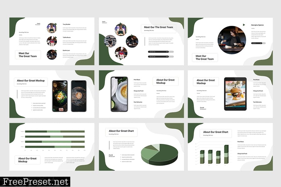 Restoo - Food & Restaurant Presentation Template V3RCB5E