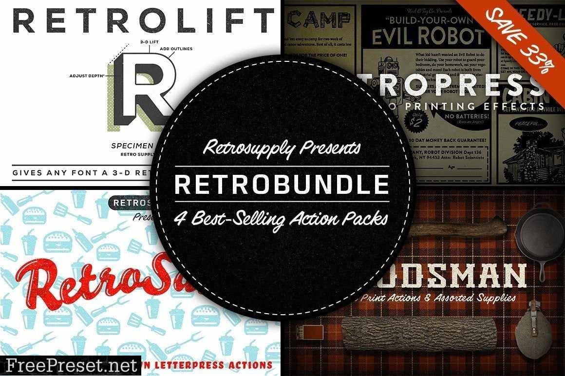 Retrosupply - Best Selling Actions for Photoshop