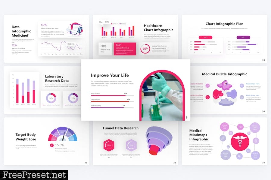 Rheumatism Pink Creative Medical Presentation WE5KV5F