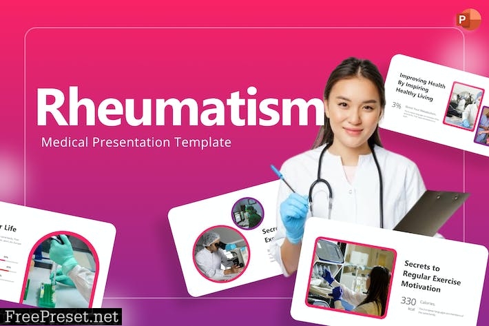 Rheumatism Pink Creative Medical Presentation WE5KV5F