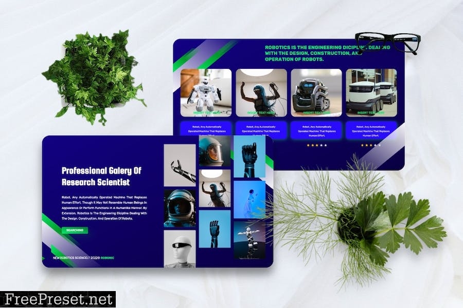 Robonic - Robotics Powerpoint Templates V6YBCNP