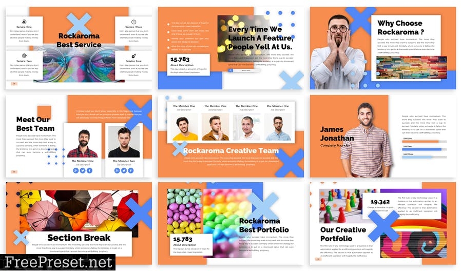 Rockaroma - Business Template Prensentation YPLYYLE