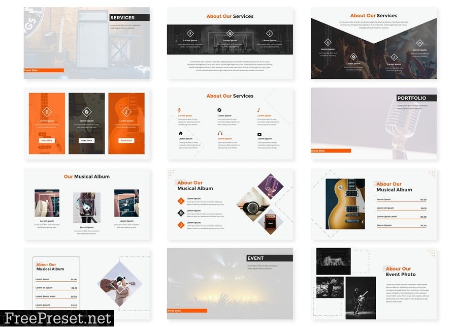 Rockstar Powerpoint Template NNTWC5