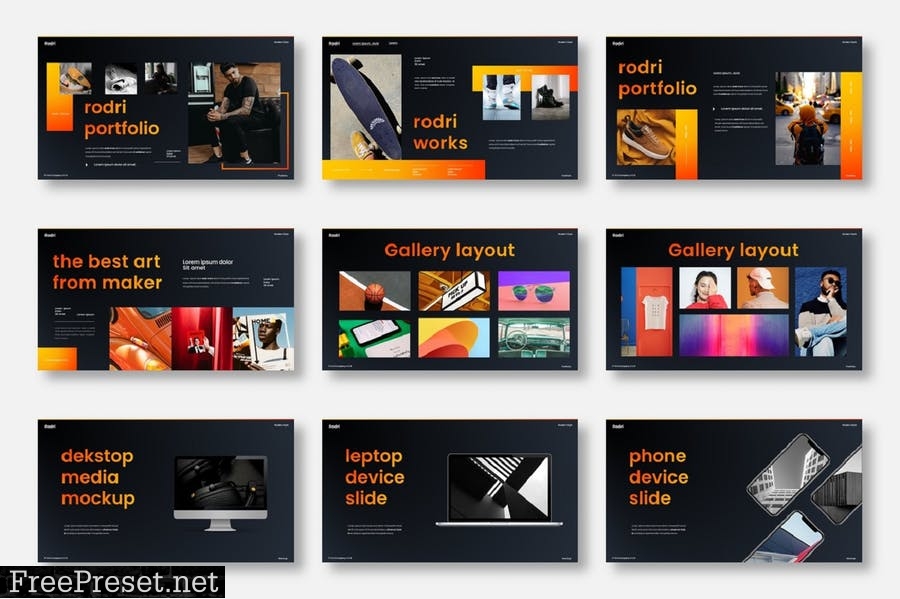 Rodri – Business PowerPoint Template 8AMY5F9