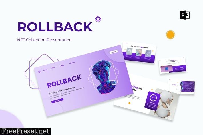 Rollback - NFT Collection Presentation Powerpoint MPXAWM3