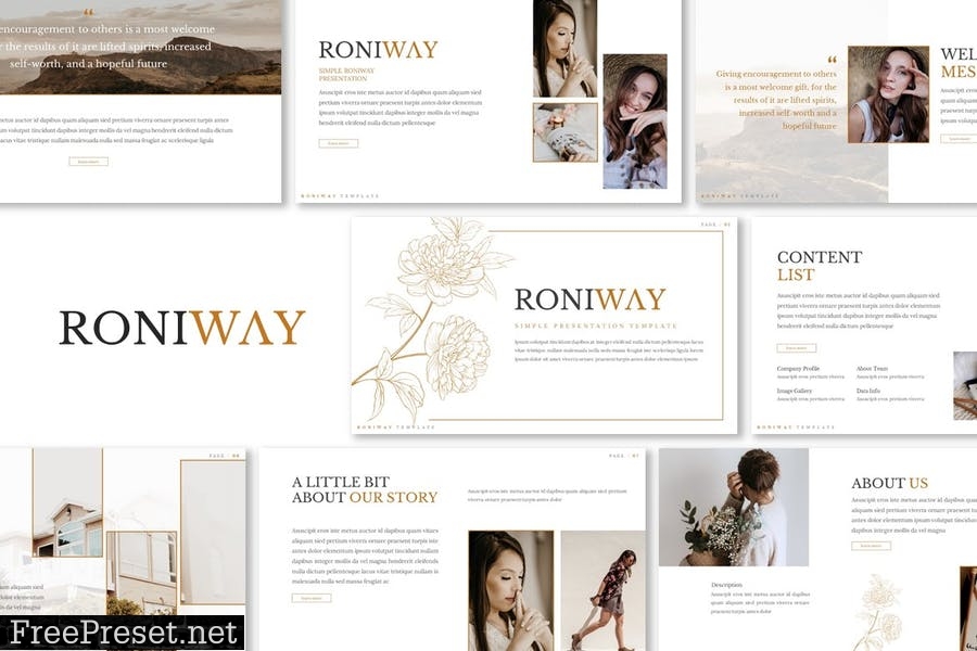 Roniway Presentation Template PEUTWB3