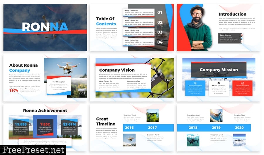 Ronna - Business Template Prensentation EGEFG6N