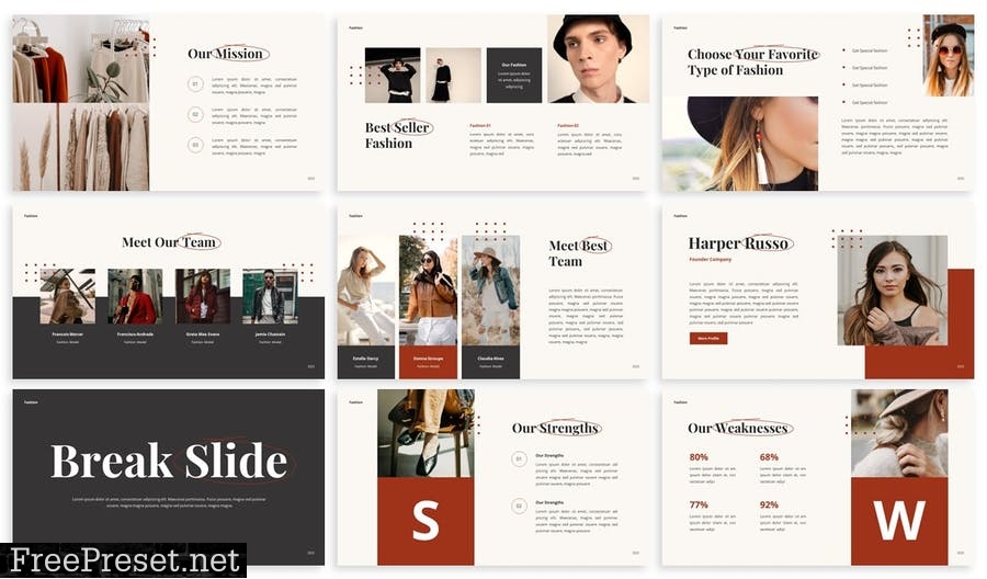 Ropa - Powerpoint Presentation Template YJALMLD