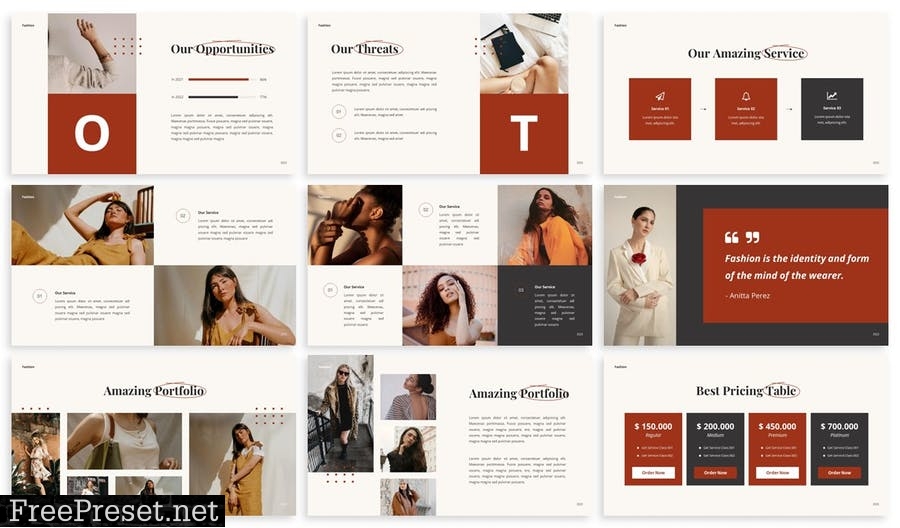 Ropa - Powerpoint Presentation Template YJALMLD