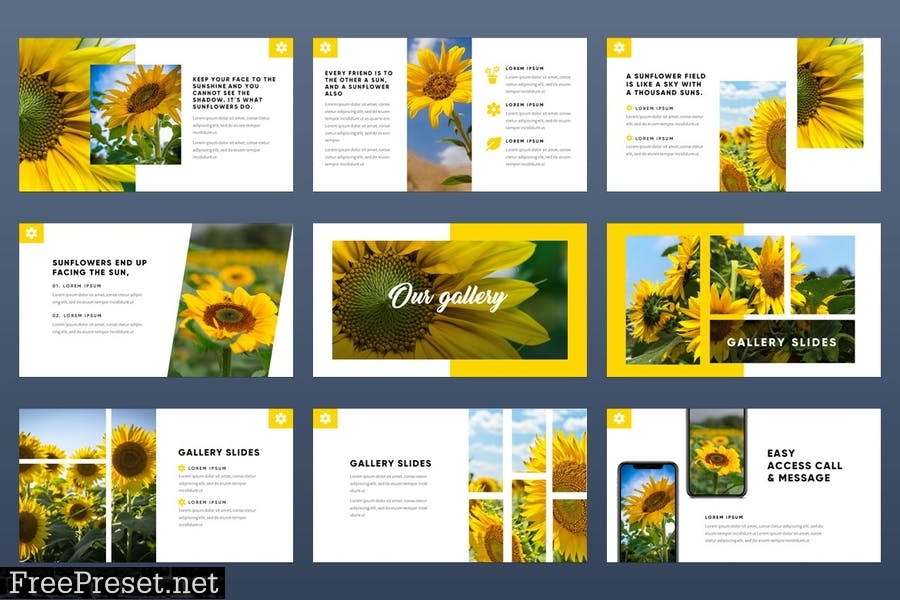 Rosunler - Minimalism Tropical Powerpoint Template