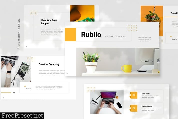 Rubilo - Creative Presentation Template 3FPEPH2