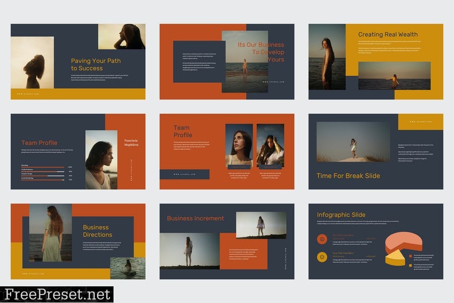 Ryzona - Business Lookbook Powerpoint Template ATNBMZ7