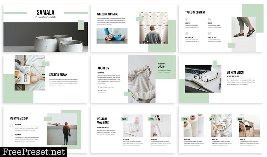 Samala - Creative Presentation Template KZ979T4