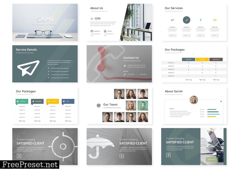 Sami - Powerpoint Template 4CE9FM