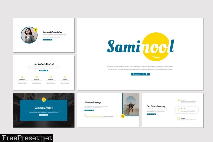 Saminool - Powerpoint / Google Slides / Keynote 6G6W3KK