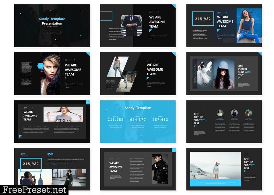 Sandy - Powerpoint Template PRGVFH