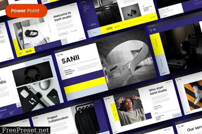 Sanii – Business PowerPoint Template YVPTN44