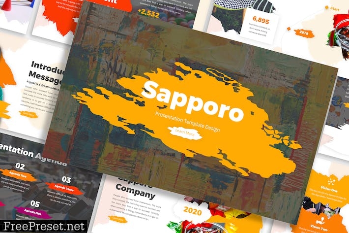 Sapporo - Business Template Prensentation V7SEBJ8