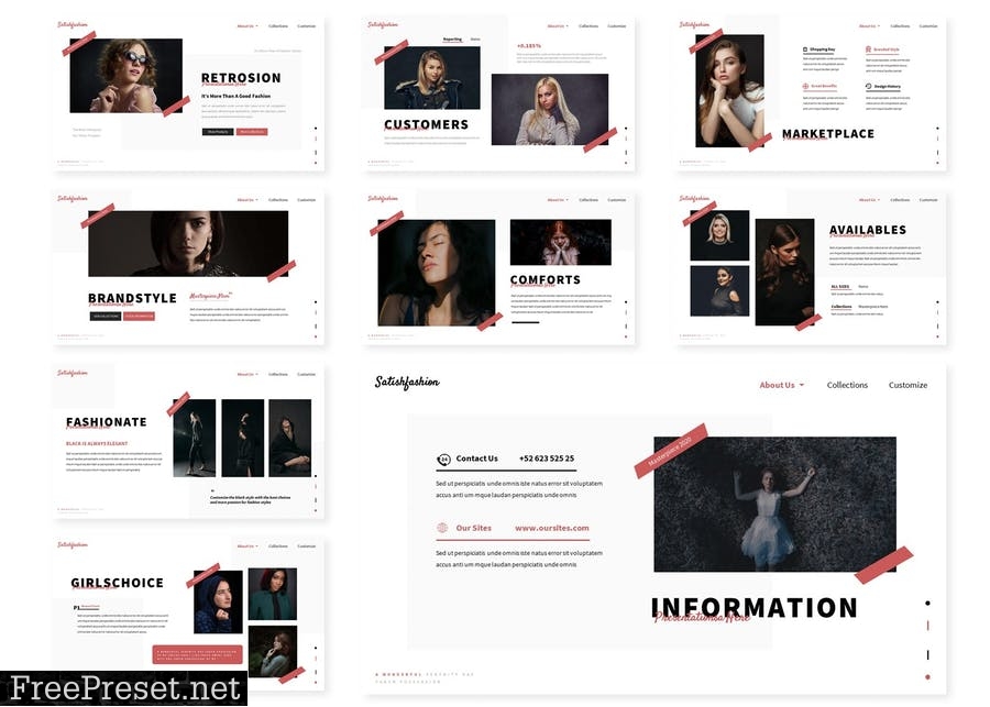 Satisfashion | Presentation Template JTPN7KV