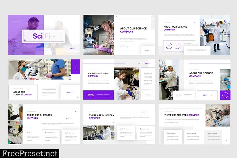 Sci Fi - Science Presentation Template L6KGN97