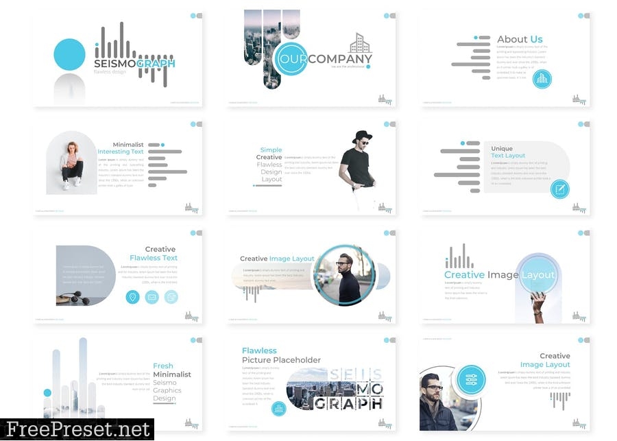 Seismograph - Powerpoint Template 4NQSWQ