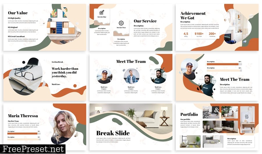 Serale - Creative Powerpoint Template QRQN555